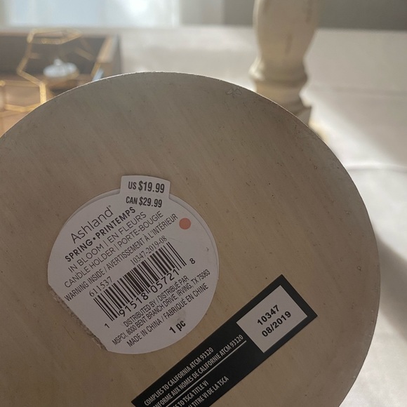 Rustic candle pillars - Picture 2 of 2